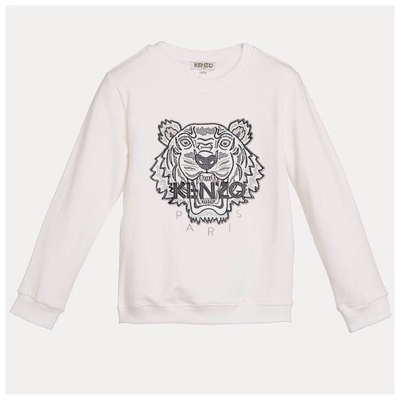 kenzo jumper mens white